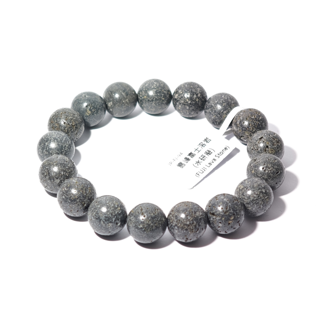 12mm+/- 霊峰富士溶岩 水研磨(FUJI Lava Stone) - JP-FJ-94