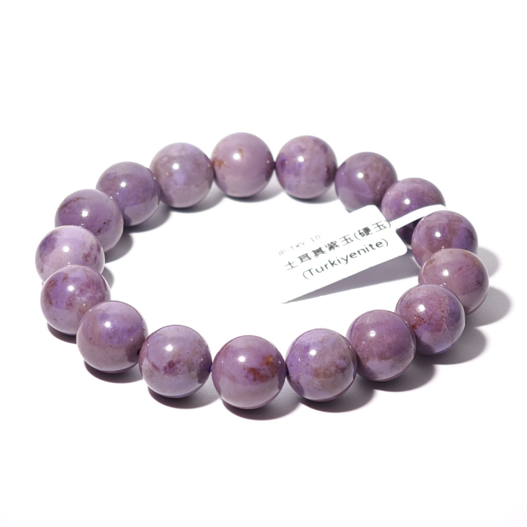 12mm+/- 土耳其紫玉(硬玉)(Turkiyenite) - JP-TKY-10