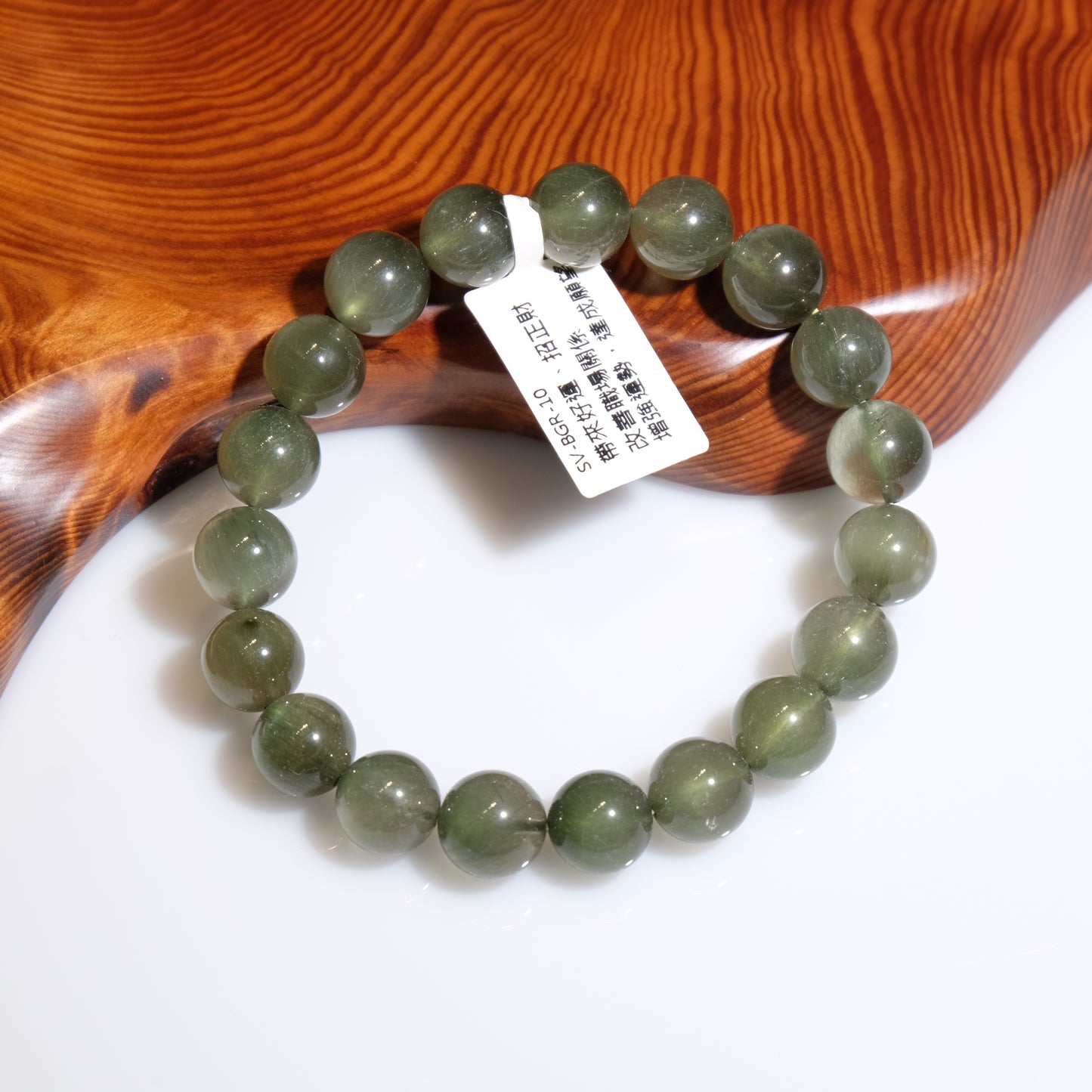 10mm+/- 綠髮晶(Green Rutilated Quartz) - SV-BGR-10