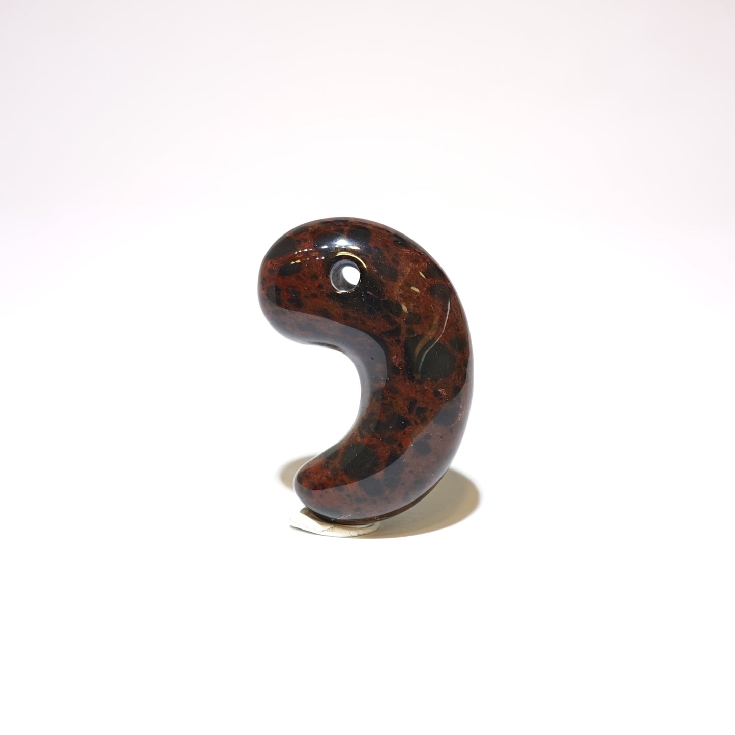 【35mm勾玉】紅十勝石(Vermillion Obsidian™) - MT-VO-3