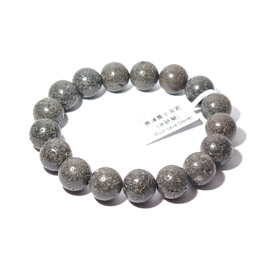 12mm+/- 霊峰富士溶岩 水研磨(FUJI Lava Stone) - JP-FJ-93