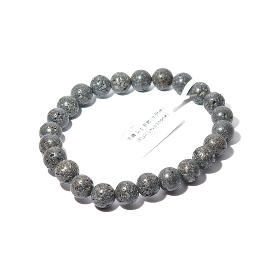 8mm+/- 霊峰富士溶岩 水研磨(FUJI Lava Stone) - JP-FJ-88