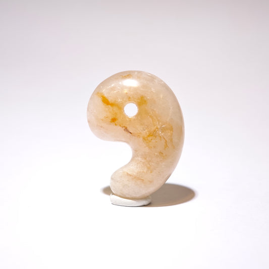 【30mm勾玉】静岡水晶 - S級 (Sizuoka Quartz) - MT-SQ-11