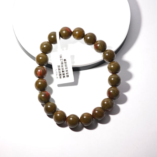 10mm+/- 山形碧玉-綠色(YMAGATA Jasper) - JP-YGJ-5