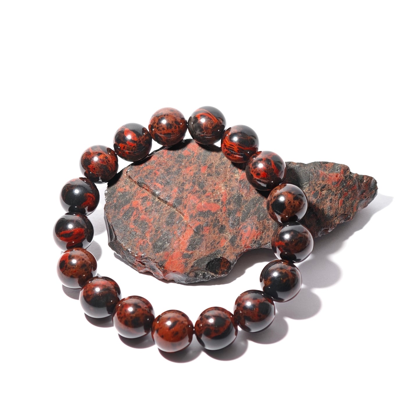 12mm+/- 紅十勝石(Vermillion Obsidian) - JP-VO-19