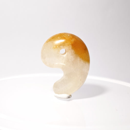 【30mm勾玉】静岡水晶 - S級 (Sizuoka Quartz) - MT-SQ-12