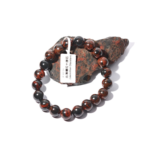 10mm+/- 紅十勝石(Vermillion Obsidian) - JP-VO-16