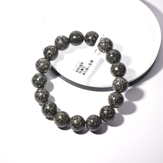 12mm+/- 御嶽黒光真石(ONTAKE Black Stone) - JP-OBS-14