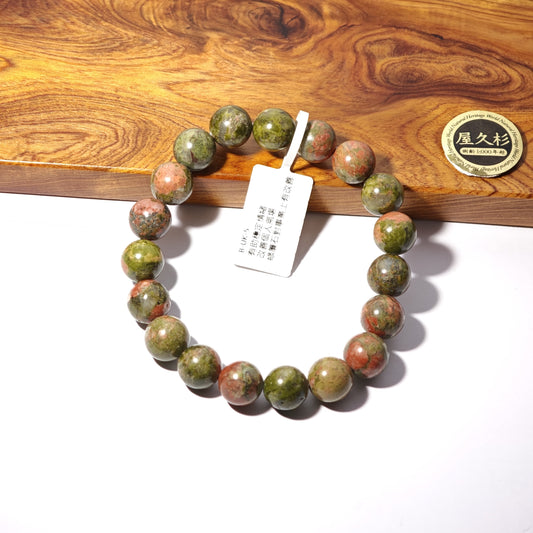 10.5mm+/- 花綠石(Unakite) - B-UK-5