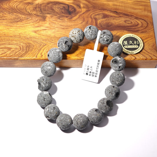 12mm+/- 三島 古富士溶岩(MISHIMA Old FUJI Lava Stone) - JP-FOJ-32