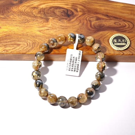 9.5mm+/- 赤鐵礦板鈦晶 - SV-BGDR-26