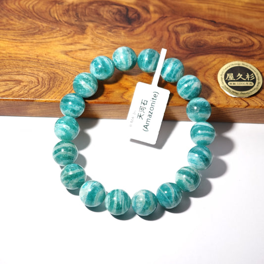 11mm+/- 天河石/亞馬遜石(Amazonite) - B-MA-16
