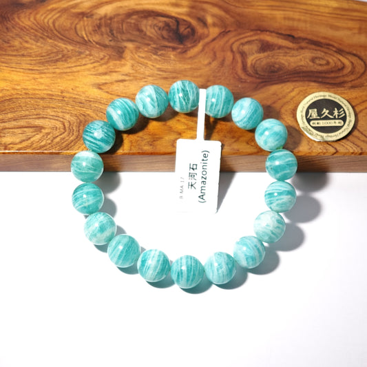 11mm+/- 天河石/亞馬遜石(Amazonite) - B-MA-17
