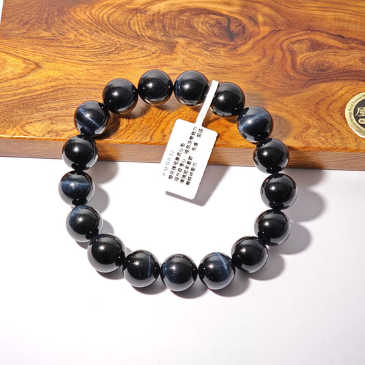 12.5mm+/- 藍虎眼石(Tiger-Eye Blue) - B-SFTEB-12