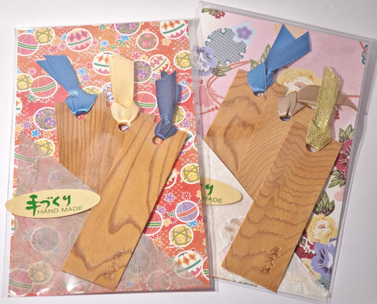 屋久杉書籤(YAKUSUGI) - 一包三片(隨機發貨)