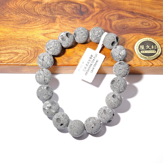 12mm+/- 三島 古富士溶岩(MISHIMA Old FUJI Lava Stone) - JP-FOJ-38
