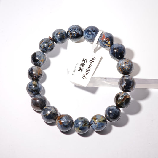 11.5mm+/- 彼得石(Pietersite)(貼近牛仔藍顏色) - B-NMPT-54