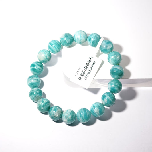 10.5mm+/- 天河石/亞馬遜石(Amazonite) - B-MA-19