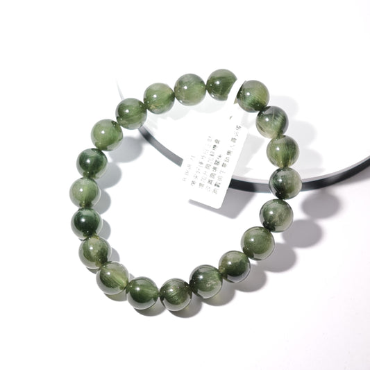 10mm+/- 綠髮晶(Green Rutilated Quartz) - B-BGR-21