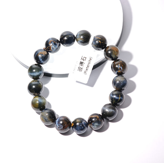 12mm+/- 彼得石-強貓眼效應(Pietersite) - B-NMPT-23