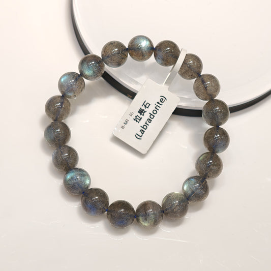 10mm+/- 拉長石(Labradorite) - B-ML-36