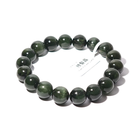 11.5mm+/- 綠髮晶(Green Rutilated Quartz) - B-BGR-38